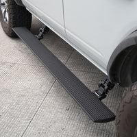 Thumbnail for RealTruck 21-24 Ford Bronco 4dr VoltStep Electric Running Board Kit (No Drill) - Tex. Blk