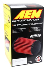 Thumbnail for AEM 2.75 in Dryflow Air Filter with 9 in Element