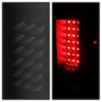 Thumbnail for Xtune Chevy Silverado 07-13 LED Tail Lights Black Smoke ALT-JH-CS07-LED-BKSM