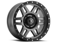 Thumbnail for ICON Six Speed 17x8.5 6x135 6mm Offset 5in BS 94mm Bore Gun Metal Wheel