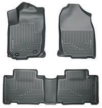 Thumbnail for Husky Liners 2013 Honda Accord WeatherBeater Black Front & 2nd Seat Floor Liners (4-Door Sedan Only)