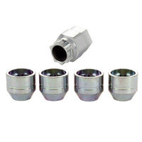 Thumbnail for McGard Wheel Lock Nut Set - 4pk. (Under Hub Cap / Cone Seat) M12X1.75 / 19mm & 21mm Hex / .802in. L