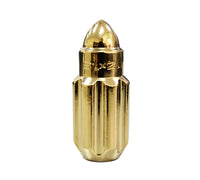 Thumbnail for NRG 500 Series M12 X 1.5 Bullet Shape Steel Lug Nut Set - 21 Pc w/Lock Key - Chrome Gold