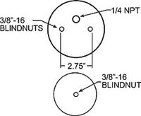 Thumbnail for Firestone Ride-Rite Replacement Bellow 110/70 264mm (For Kit PN 2377 / 2320 / 2379) (W217609000)