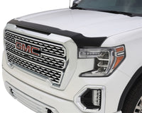 Thumbnail for AVS 19-22 GMC Sierra 1500 Aeroskin Low Profile Hood Shield - Matte Black