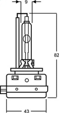 Thumbnail for Hella HID Capsule D1S 12V 35W Bulb