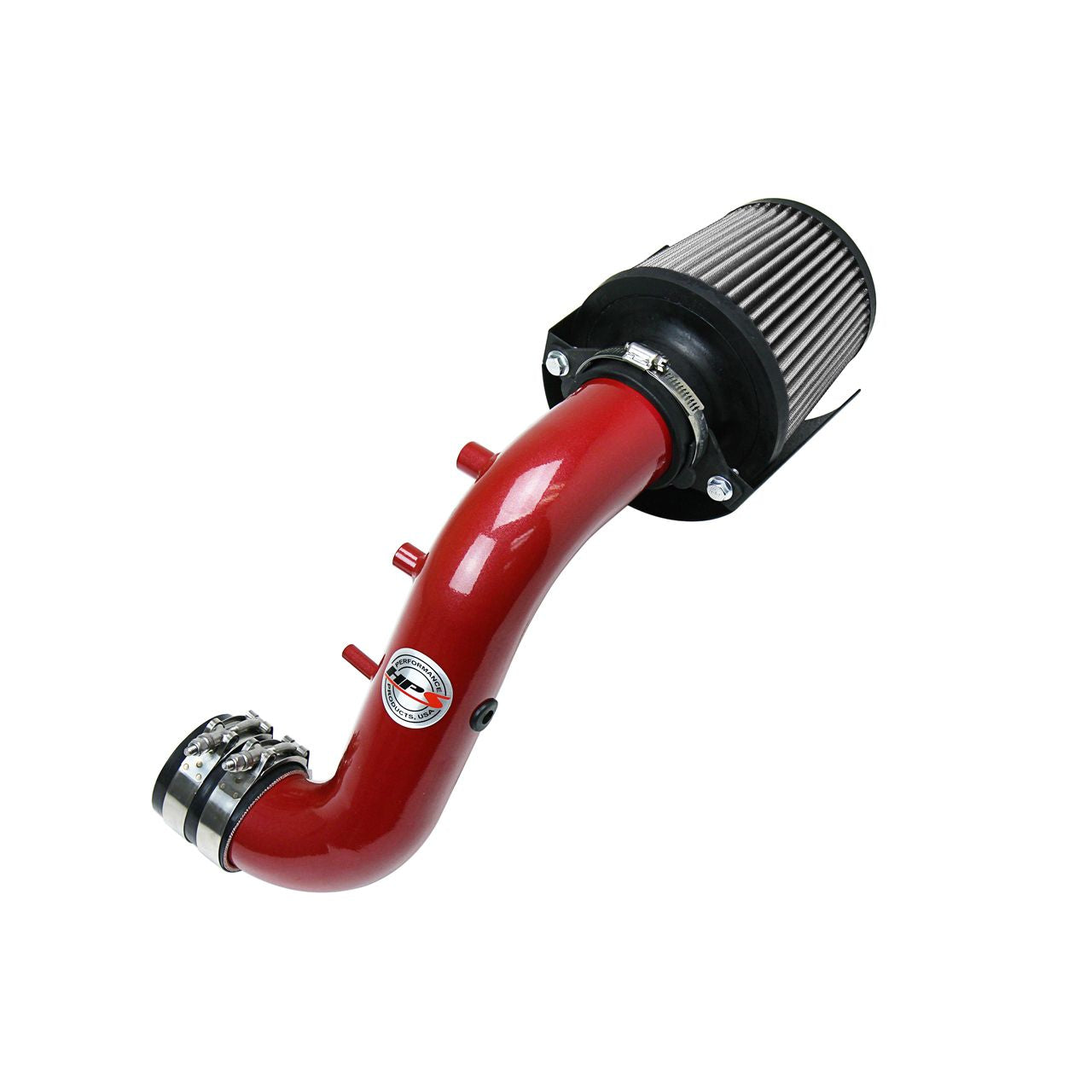 HPS Red Shortram Air Intake + Heat Shield for 02-06 Acura RSX Type-S 2.0L