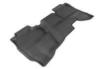 Thumbnail for 3D MAXpider 2014-2019 Chevrolet/GMC Silverado Double Cab Kagu 2nd Row Floormats - Black