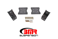 Thumbnail for BMR 79-04 Fox Mustang Lower Torque Box Reinforcement Plates - Black Hammertone