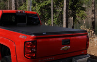 Thumbnail for Lund 05-10 Dodge Dakota Fleetside (5.3ft. Bed) Hard Fold Tonneau Cover - Black