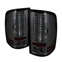 Thumbnail for Spyder GMC Sierra 07-13 (Not fit 3500 Dually 4 Rear Wheels)LED Tail Lights Smoke ALT-YD-GS07-LED-SM