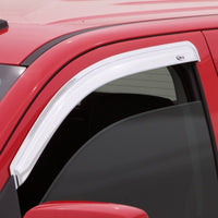 Thumbnail for AVS 17-18 Nissan Titan Standard Cab Outside Mount Front Window Ventvisor 2pc - Chrome