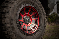 Thumbnail for ICON Victory 17x8.5 5x4.5 0mm Offset 4.75in BS Satin Black w/Red Tint Wheel