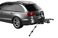 Thumbnail for Thule EasyFold XT 2 - Fully Foldable Platform Hitch Bike Rack (Up to 2 Bikes) - Black/Silver