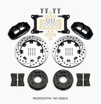 Thumbnail for Wilwood Narrow Superlite 6R Front Kit 12.19in Drilled 63-87 C10 w/ Wilwood Pro Spindles