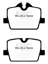 Thumbnail for EBC 2019+ BMW Z4 G29 2.0T Greenstuff Rear Brake Pads