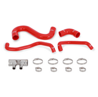 Thumbnail for Mishimoto 2015+ Ford Mustang GT Silicone Lower Radiator Hose - Red