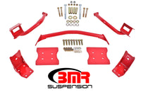 Thumbnail for BMR 79-04 Fox Mustang Torque Box Reinforcement Plate Kit(TBR005R And TBR003R) - Red