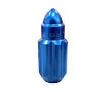 Thumbnail for NRG 500 Series M12 X 1.5 Bullet Shape Steel Lug Nut Set - 21 Pc w/Lock Key - Blue