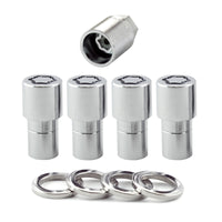 Thumbnail for McGard Wheel Lock Nut Set - 4pk. (Long Shank Seat) 1/2-20 / 13/16 Hex / 1.75in. Length - Chrome