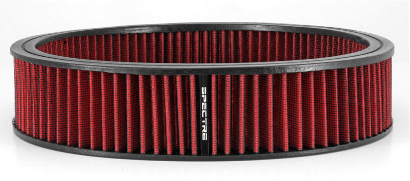 Spectre HPR Round Air Filter 14in. x 3in. - Red