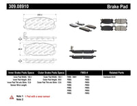 Thumbnail for StopTech Performance 01-05 Miata w/ Sport Suspension Rear Brake Pads D891