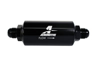 Thumbnail for Aeromotive In-Line Filter - (AN-10) 100 Micron Stainless Steel Element Black Anodize Finish