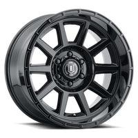 Thumbnail for ICON Recoil 20x10 6x135 -24mm Offset 4.5in BS Gloss Black Wheel