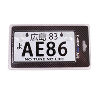 Thumbnail for NRG Mini JDM Style Aluminum License Plate (Suction-Cup Fit/Universal) - AE86