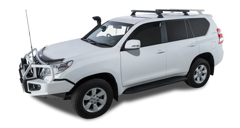 Rhino-Rack 10-21 Lexus GX 460 4 Door SUV Front/Middle Heavy Duty RCH 2 Bar Roof Rack - Black