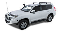 Thumbnail for Rhino-Rack 10-21 Lexus GX 460 4 Door SUV Front/Middle Heavy Duty RCH 2 Bar Roof Rack - Black