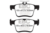 Thumbnail for EBC 14+ Audi A3 1.8 Turbo (w/Electronic Parking Brake) Greenstuff Rear Brake Pads