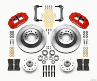 Thumbnail for Wilwood Narrow Superlite 6R Front Hub & 1PC Rtr Kit 12.88in-Red 70-78 Camaro