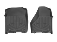 Thumbnail for WeatherTech 12-18 Dodge Ram 1500 Crew Cab / Extended Cab Front Floorliner HP - Black