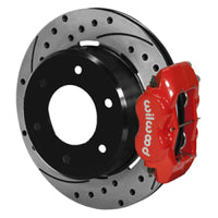 Thumbnail for Wilwood 63-87 C10/C15 Dynalite FDLI Red Calipers 12.19 x .81in D/S Rotors 6-Lug Rear Disc Brake Kit