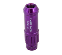 Thumbnail for NRG 700 Series M12 X 1.5 Steel Lug Nut w/Dust Cap Cover Set 21 Pc w/Locks & Lock Socket - Purple