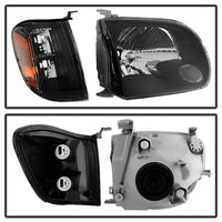 Thumbnail for Xtune Toyota Tundra Double Cab 05-06 OEM Style Headlights & Corner Lights Black HD-JH-TTUN05-AM-BK