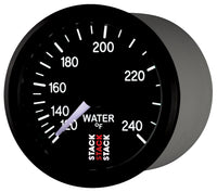 Thumbnail for Autometer Stack 52mm 120-240 Deg F 1/2in Npt (M) Mechanical Water Temp Gauge - Black