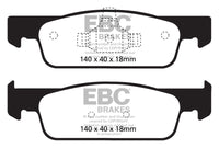 Thumbnail for EBC 2016-2017 Smart Fortwo 0.9L Turbo Greenstuff Front Brake Pads