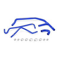 Thumbnail for Mishimoto 15+ Ford Mustang EcoBoost Blue Silicone Ancillary Hose Kit