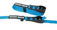 Thumbnail for Rhino-Rack Rapid Tie Down Straps w/Buckle Protector - 5.5m/18ft - Pair - Blue