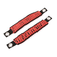 Thumbnail for Rugged Ridge Paracord A-Pillar Grab Handle Red 07-18 Jeep Wrangler JK