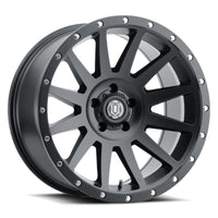 Thumbnail for ICON Compression 20x10 5x5 -12mm Offset 5in BS 71.5mm Bore Satin Black Wheel