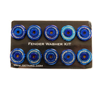 Thumbnail for NRG M-Style Fender Washer Kit TI Series M6 For Plastic (TI Burn Washer/TI Burn Screw) - Set of 10