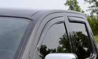 Thumbnail for AVS 16-18 Nissan Titan XD Crew Cab Ventvisor In-Channel Front & Rear Window Deflectors 4pc - Smoke