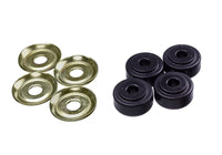 Thumbnail for Energy Suspension Black Shock Tower Bushing Set 7/8in Nipple 3/8in ID 1-1/4in OD