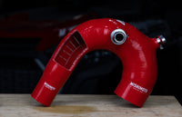 Thumbnail for Mishimoto 2016+ Polaris RZR XP Turbo Silicone Intake J-Tube - Red