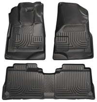 Thumbnail for Husky Liners 10-12 Cadillac SRX WeatherBeater Combo Black Floor Liners (One Piece for 2nd Seat)