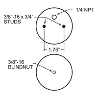 Thumbnail for Firestone Ride-Rite Replacement Bellow 268C (For Kit PN 2173/2485/2410/2213/2223/2189) (W217606762)