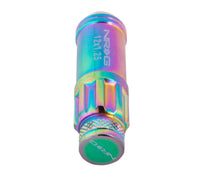 Thumbnail for NRG 700 Series M12 X 1.25 Steel Lug Nut w/Dust Cap Cover Set 21 Pc w/Locks & Lock Socket - Neochrome